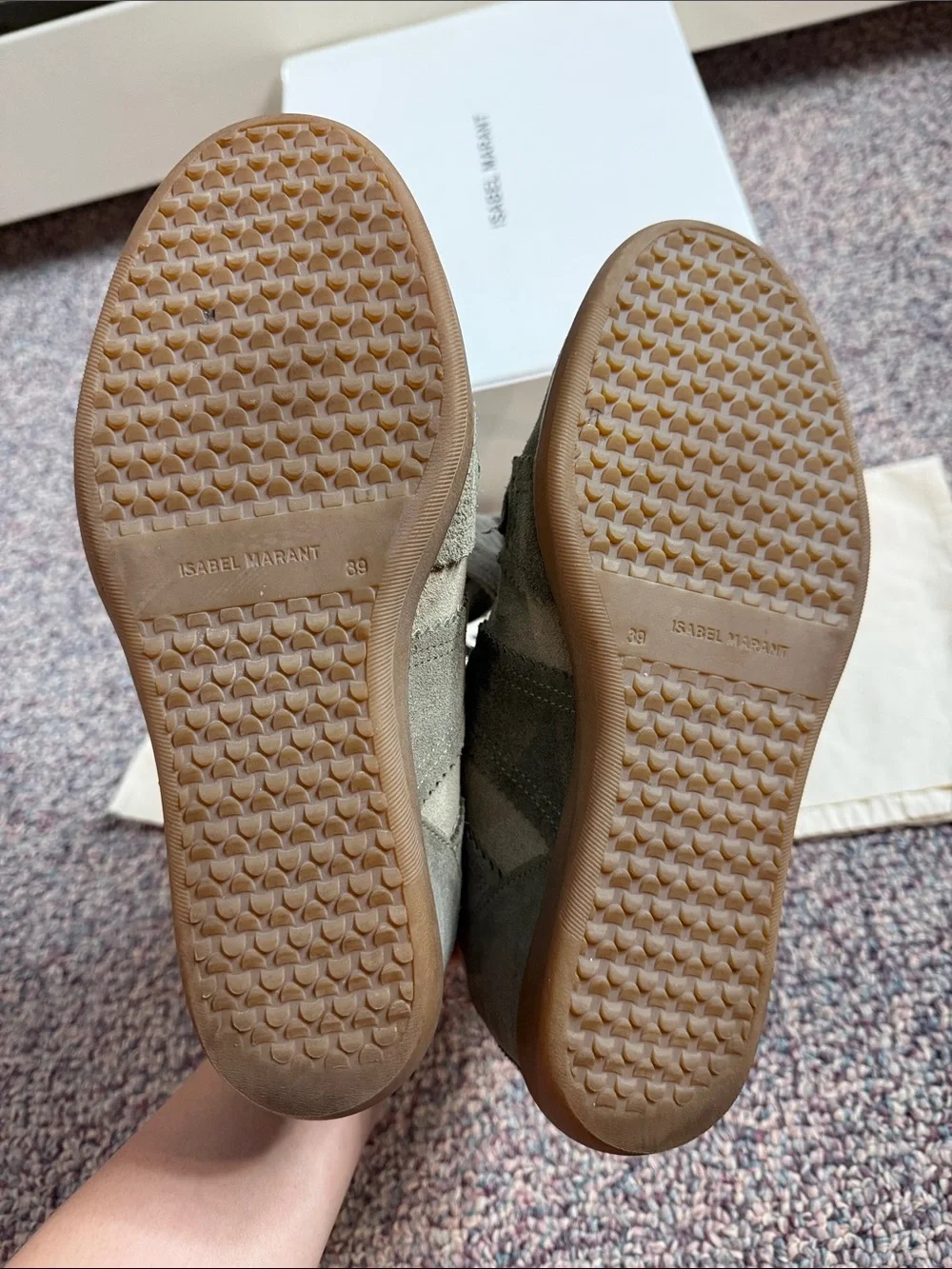 Isabel Marant Over Basket Bluebel Wedge Sneakers - Taupe
